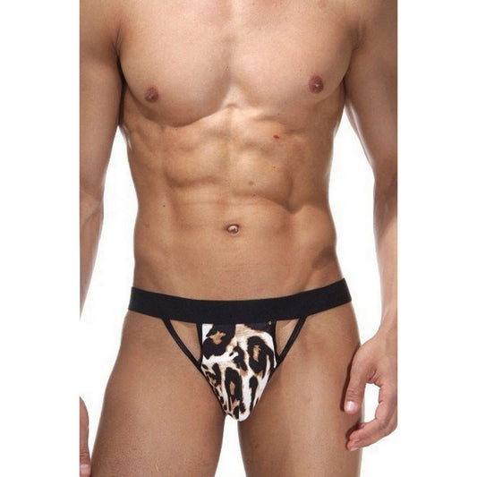 Men's Leopard Briefs - Sexy Thong for Gay Man - Light Weight Breathable Men Undies Panties - Thong Panties For Men