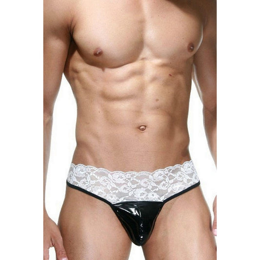 Men's Lace Brazilian Panties Underwear - Men Lace Jockstrap - Sexy Lace Lame Brief - Sexy Mens Underwear - Perfect Gift for Sissy Boy