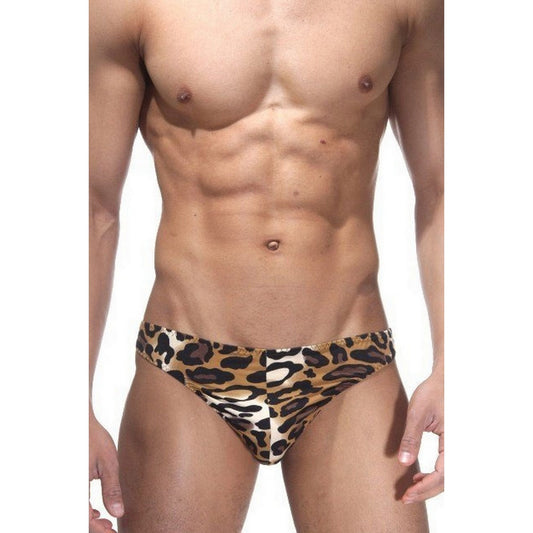 Men's Leopard Thong Underwear - Sexy Undies Panty for Men - Light Weight Breathable Panties for Men - Valentine's Day Gifts for Him