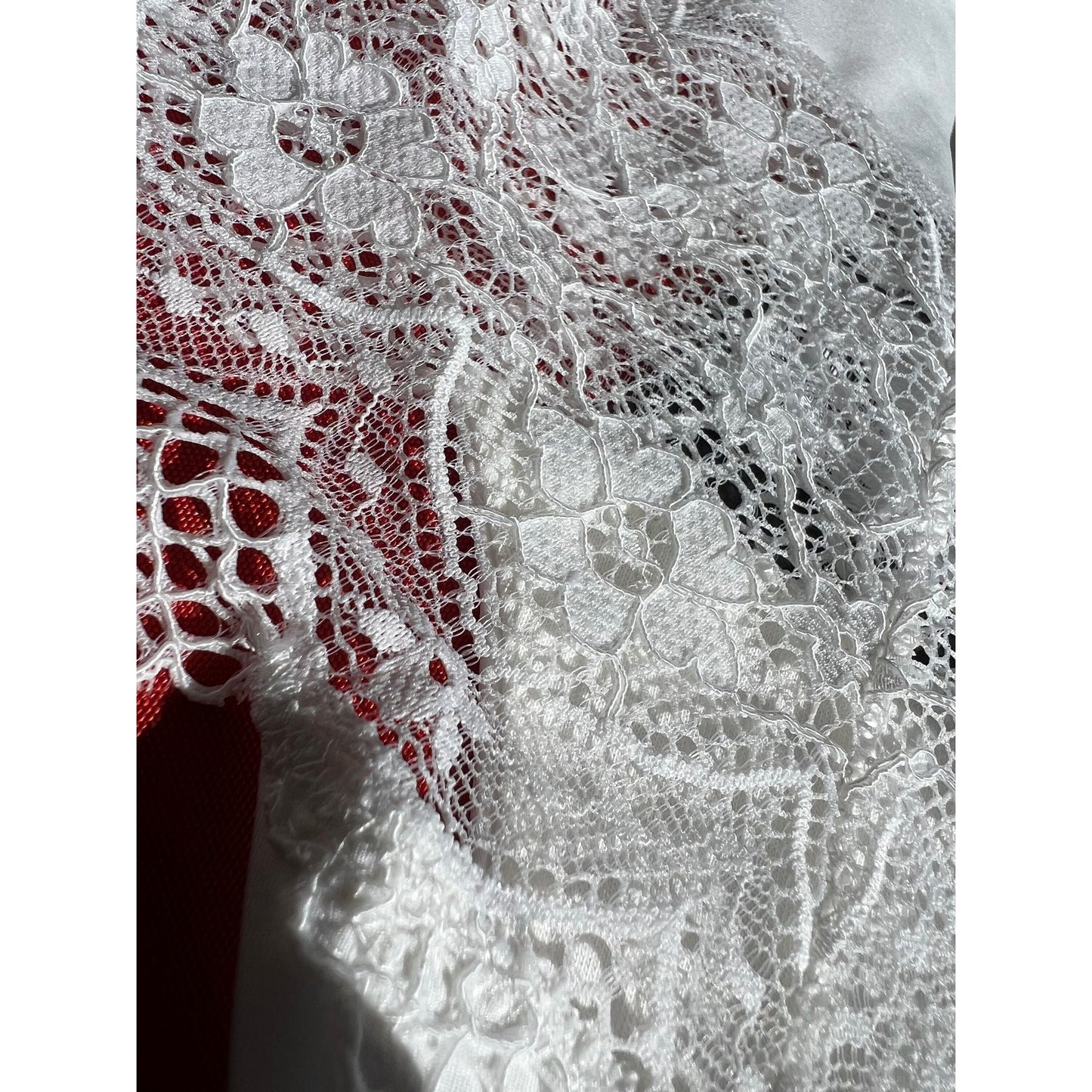 Lace Bridal Panties - Sheer Wedding Shorty Panty Medium Waist - 100% Cotton Inner Gusset - Women's Sexy Underwear Panty