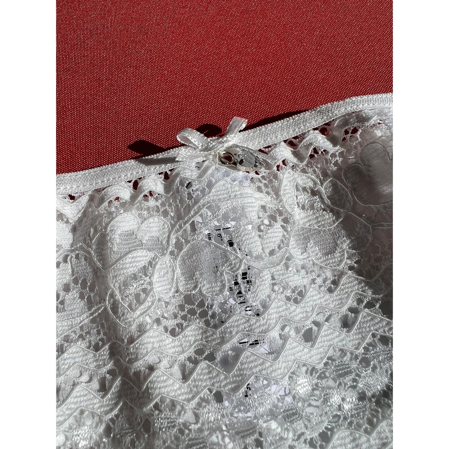 Lace Bridal Panties - Sheer Wedding Shorty Panty Medium Waist - 100% Cotton Inner Gusset - Women's Sexy Underwear Panty